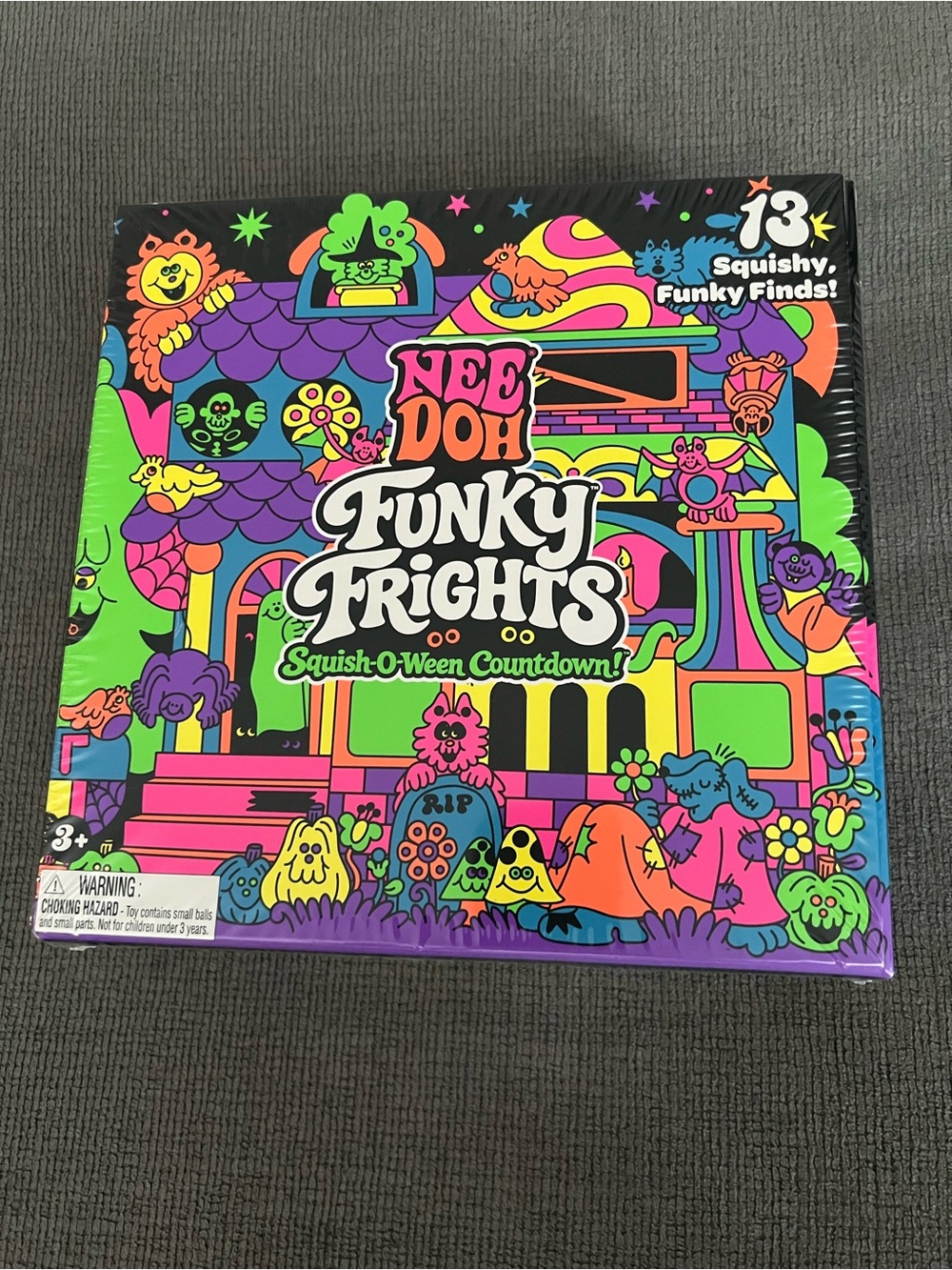 Schylling NeeDoh Funky Frights Squish-O-Ween Countdown Halloween